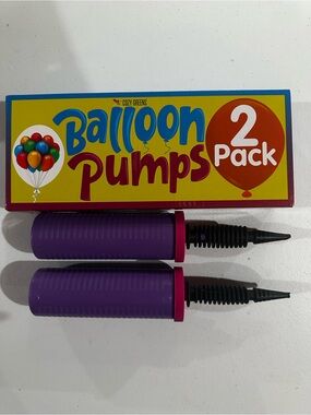 Purple Balloon Pump 2-Pack